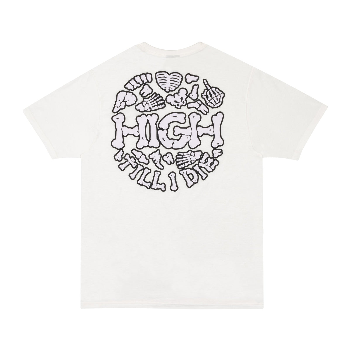 Camiseta High "Bones" Branco