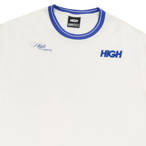 Camiseta High "Classy White/Blue" Branco