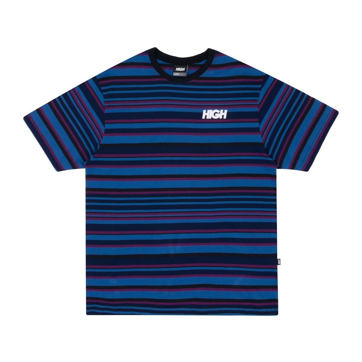 Camiseta High "Kidz Glitch Black" Azul Marinho