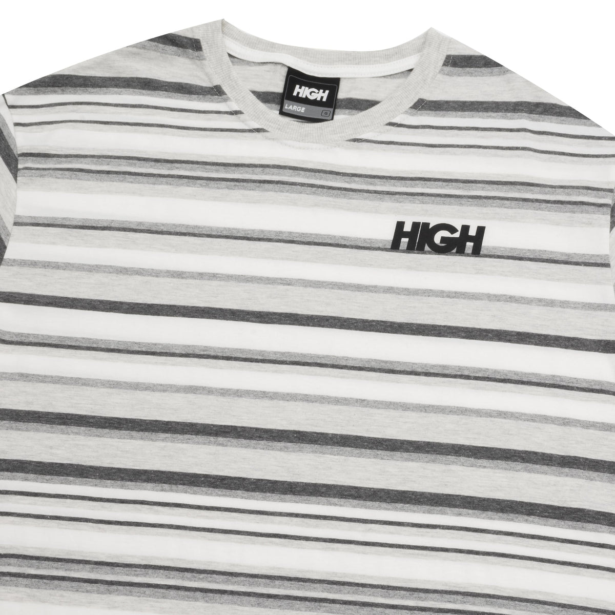 Camiseta High "Kidz Glitch White" Branco/Cinza